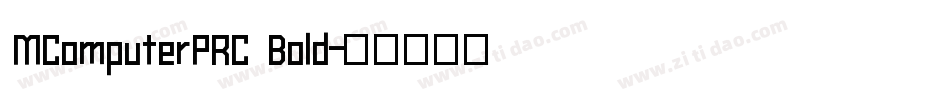 MComputerPRC Bold字体转换